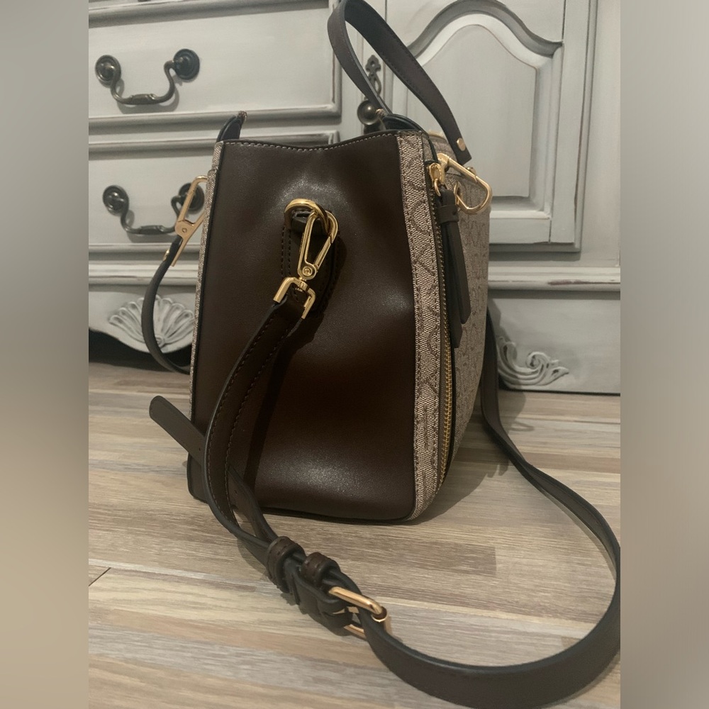 Calvin Klein Tri-Compartment Satchel Bag-PRISTINE - Picture 5 of 10